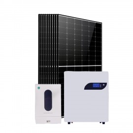 Солнечная электростанция 5кВт (Donnergy 5кВт/ AZO LiFePO4 5,12кВт/ 10x DMEGC 450Вт)